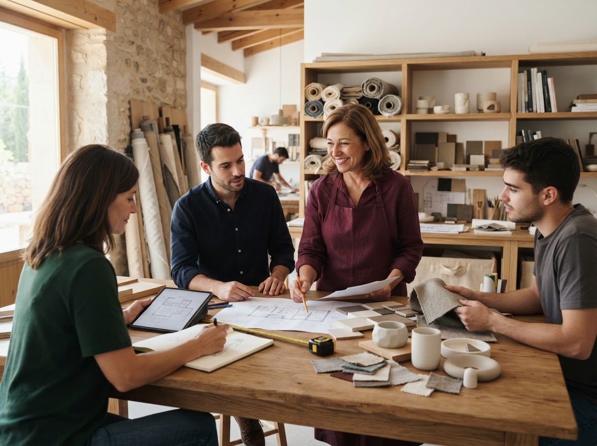 Equipo de Casa García revisando modelos de análisis predictivo en un entorno de trabajo profesional